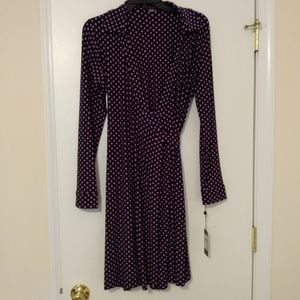 Tommy Hilfiger Wrap Style Knee Length Dress sz 10